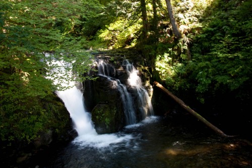 Photo of waterfalls at Multnomah Falls