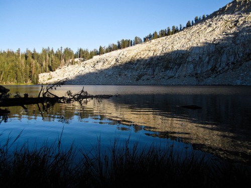 Photo of Jennie Lakes from our campsite
