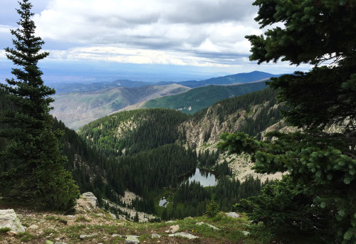 Nambe Lake from above