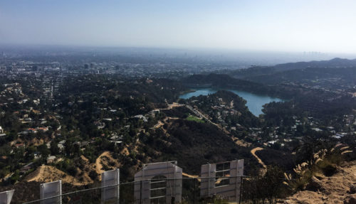 Behind the Hollywood sign